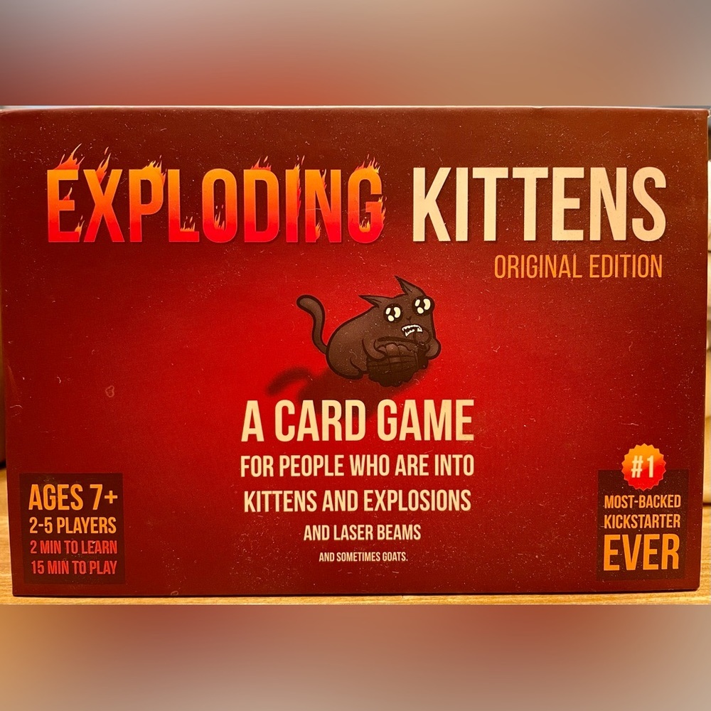 Exploding Kittens card game